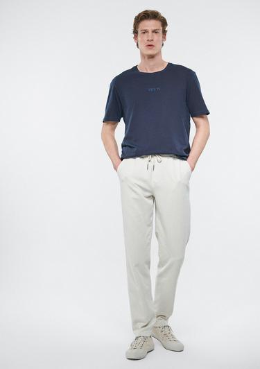  Mavi Bej Jogger Pantolon 0010168-70144