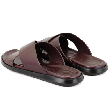  Emely Kahve Erkek Deri Terlik