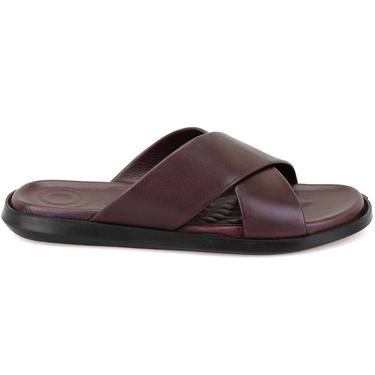  Emely Kahve Erkek Deri Terlik