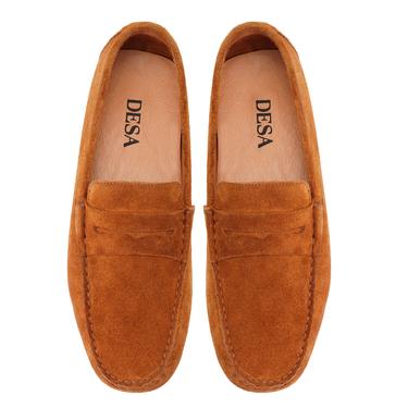  Akira Taba Erkek Süet Deri Loafer