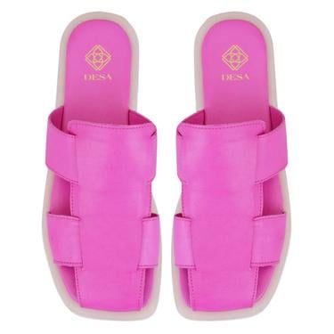  Kadın Pembe Deri Terlik