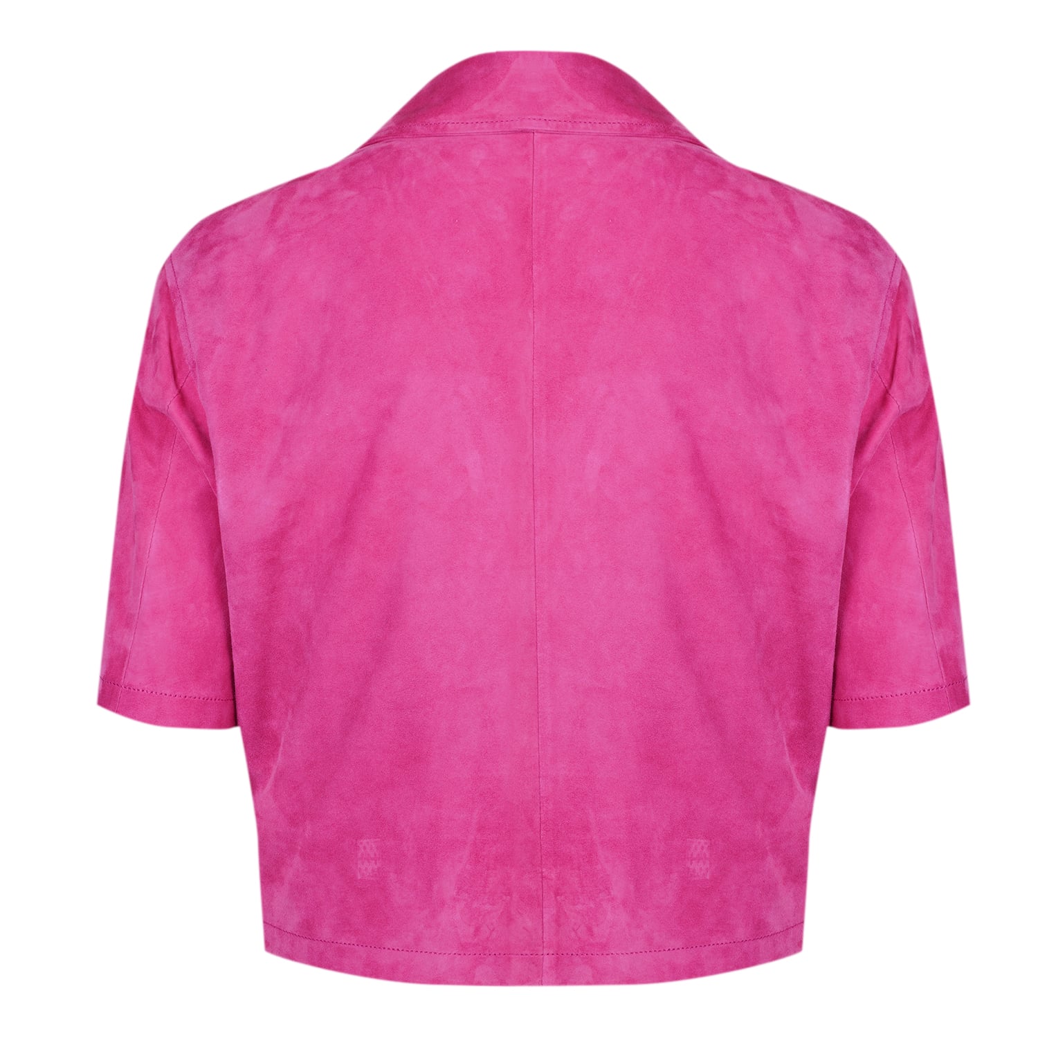  Teresina Pembe Kadın Süet Deri Gömlek