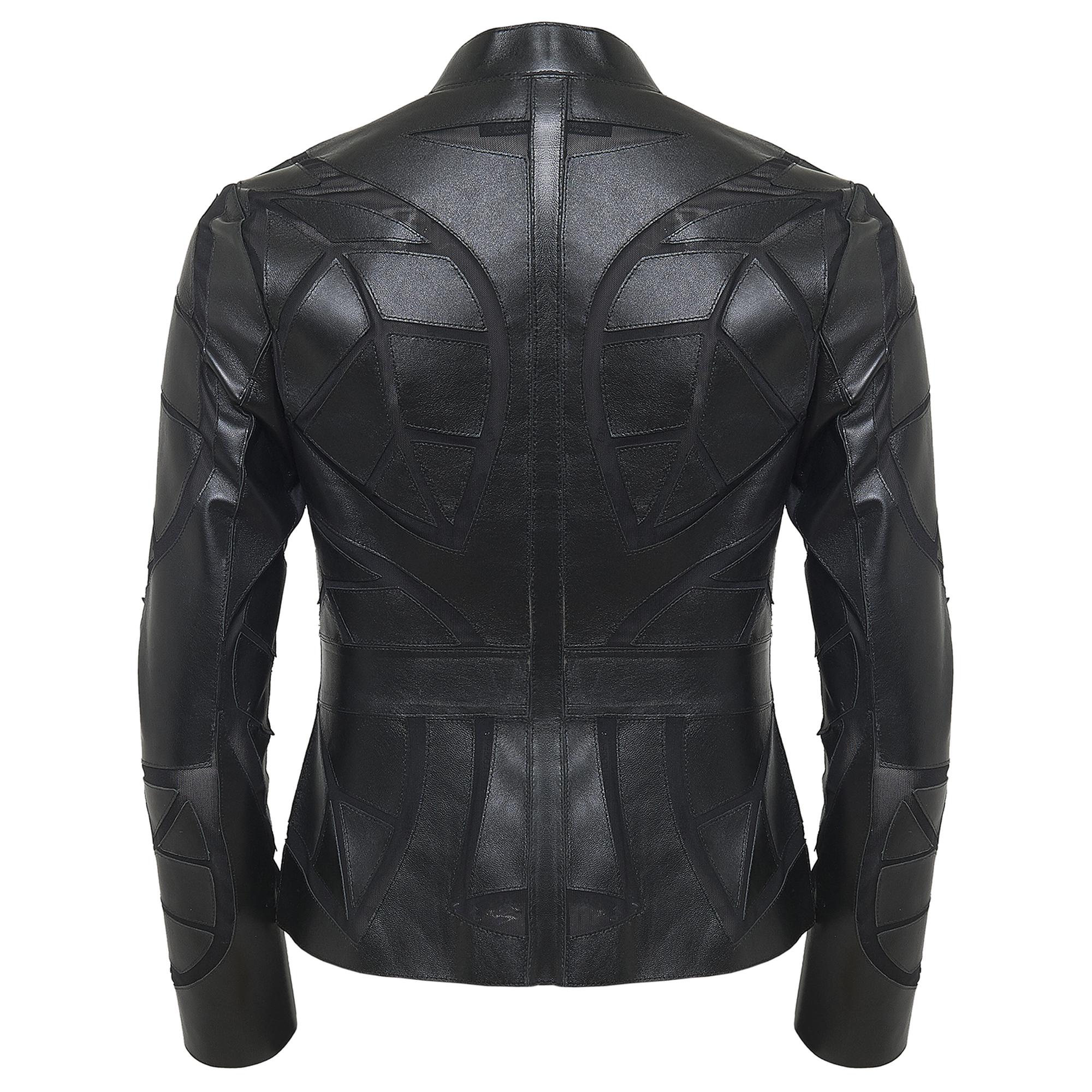 Origa Kadın Yaprak Panelli Deri Ceket