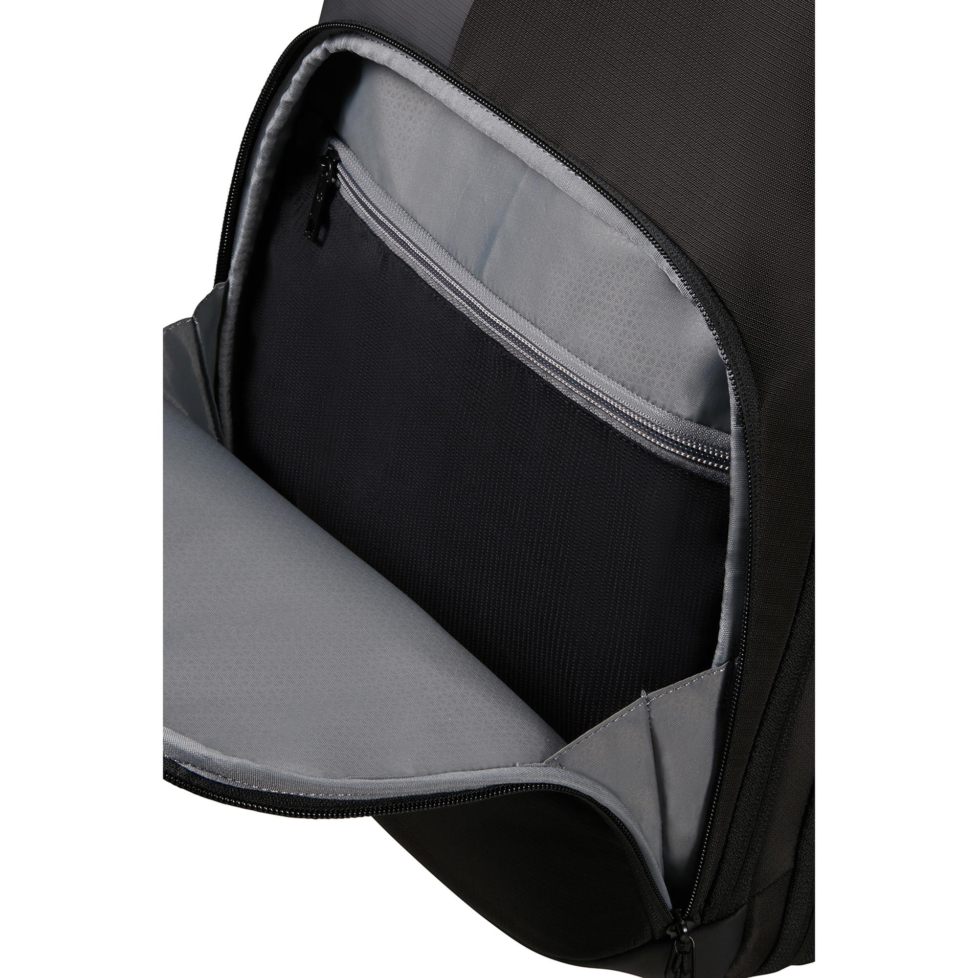 Samsonite Siyah Biz2go - Körüklü Sırt Çantası 17.3" Overnıght