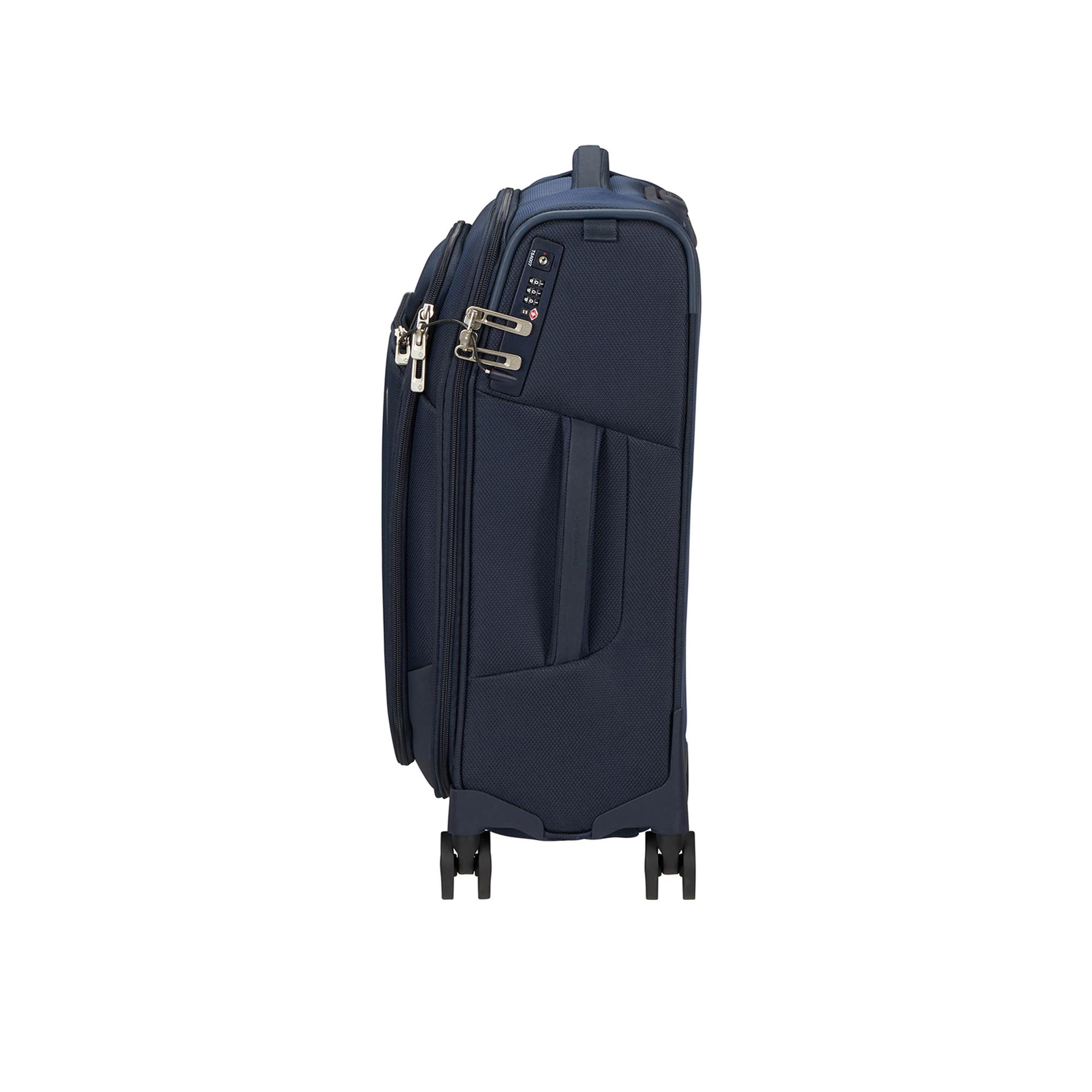 Samsonite Lacivert Spinner Respark 4 Tekerlekli 55 cm Kabin Boy Valiz