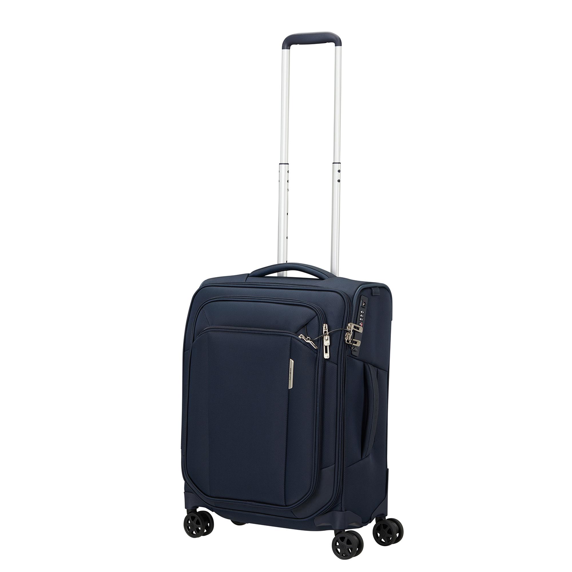 Samsonite Lacivert Spinner Respark 4 Tekerlekli 55 cm Kabin Boy Valiz