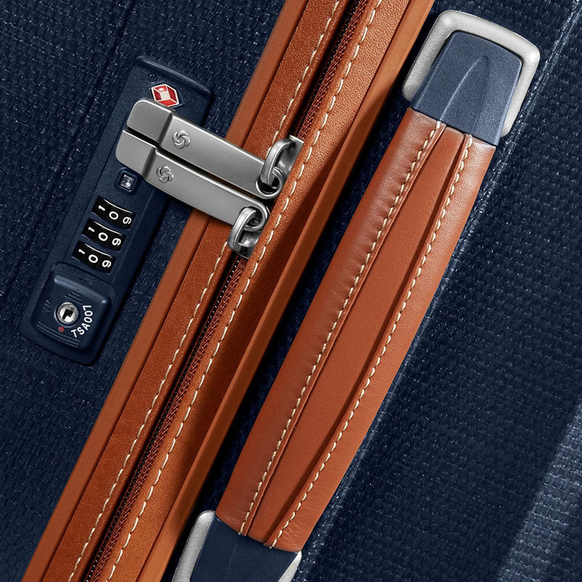 Samsonite Lacivert Lite Cube Dlx - 4 Tekerlekli 76 cm Büyük Boy Spinner Valiz