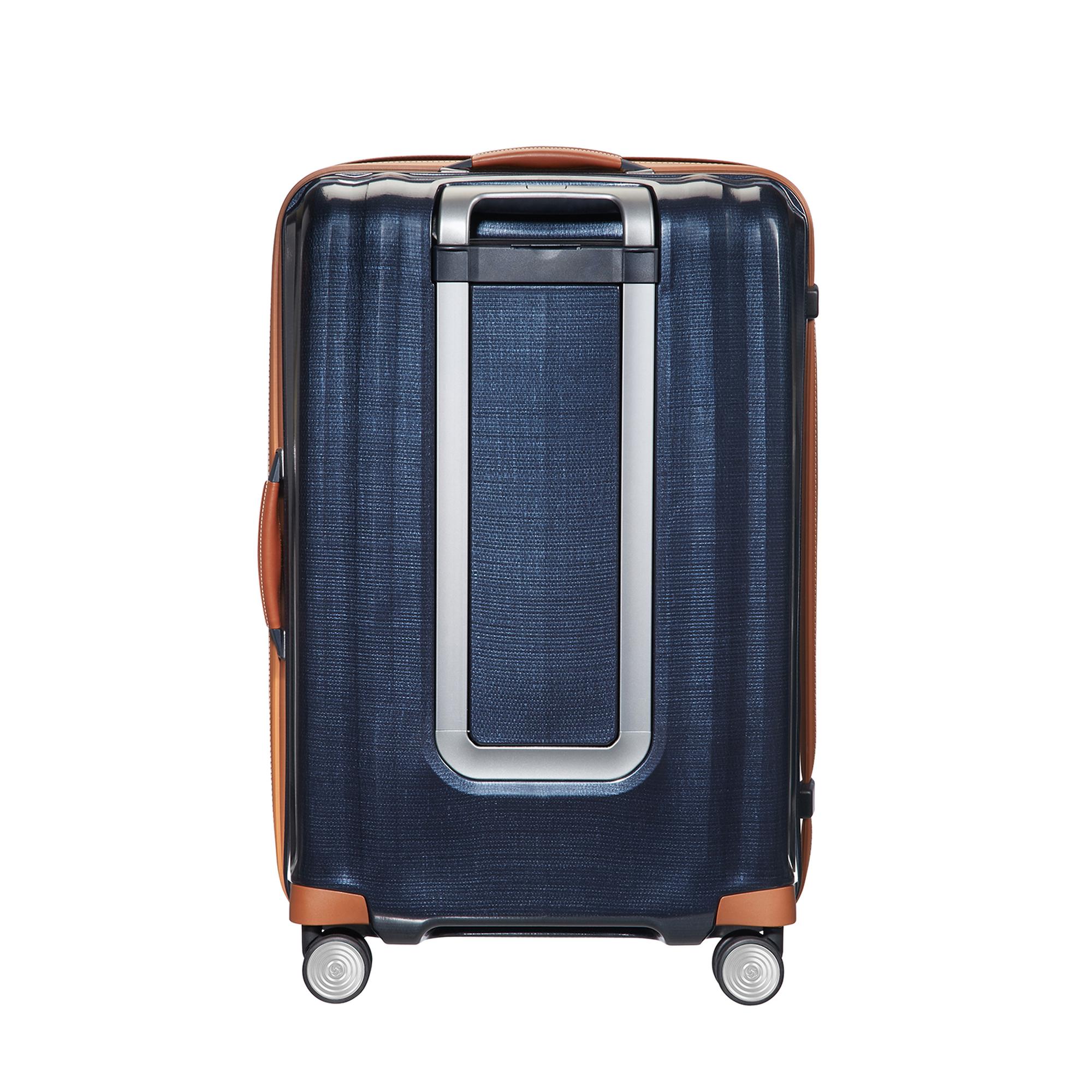 Samsonite Lacivert Lite Cube Dlx - 4 Tekerlekli 76 cm Büyük Boy Spinner Valiz