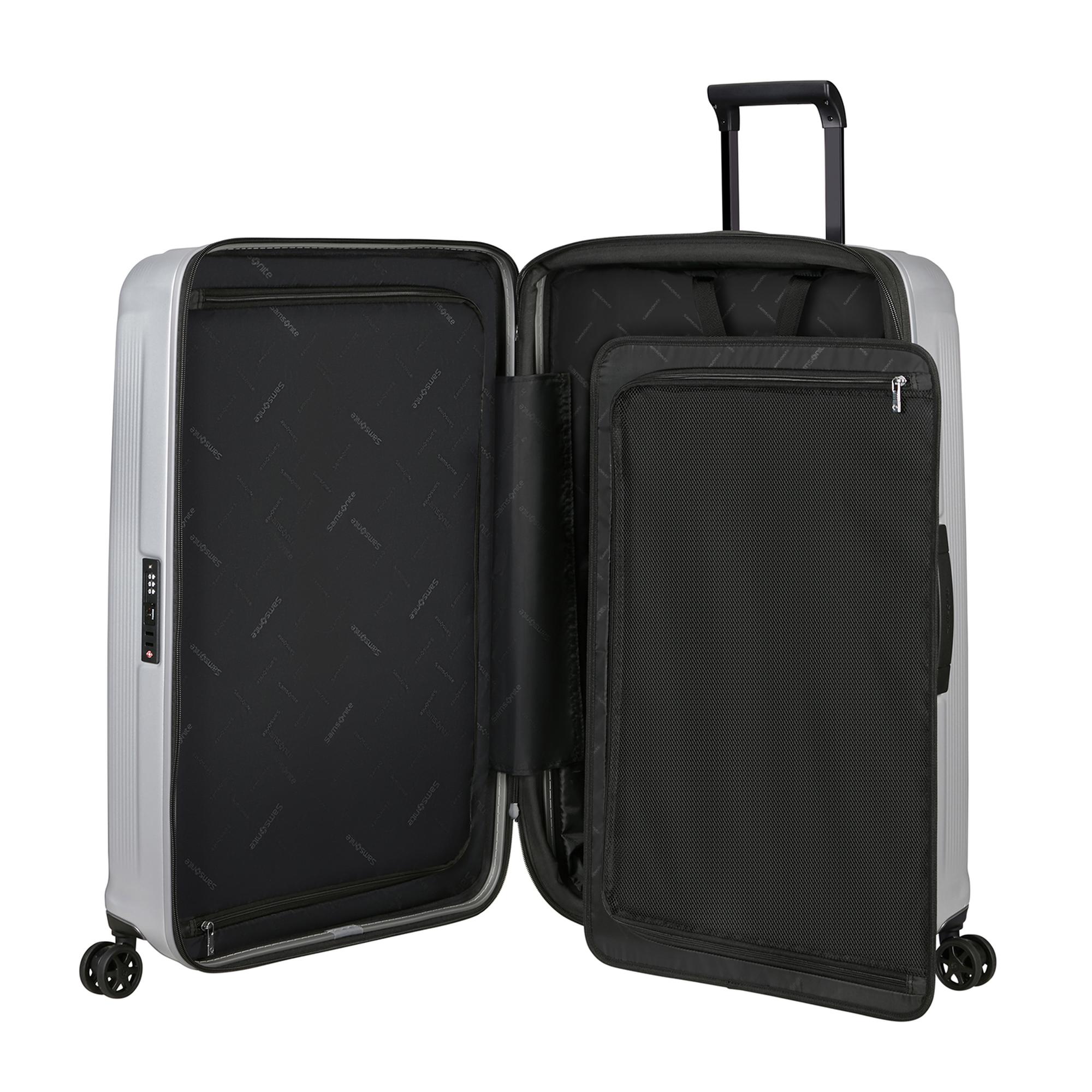 Samsonite Gri Spinner Nuon 4 Tekerlekli 81 cm Büyük Boy Valiz