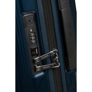  Samsonite Lacivert Spinner Nuon 4 Tekerlekli 55 cm Kabin Boy Valiz