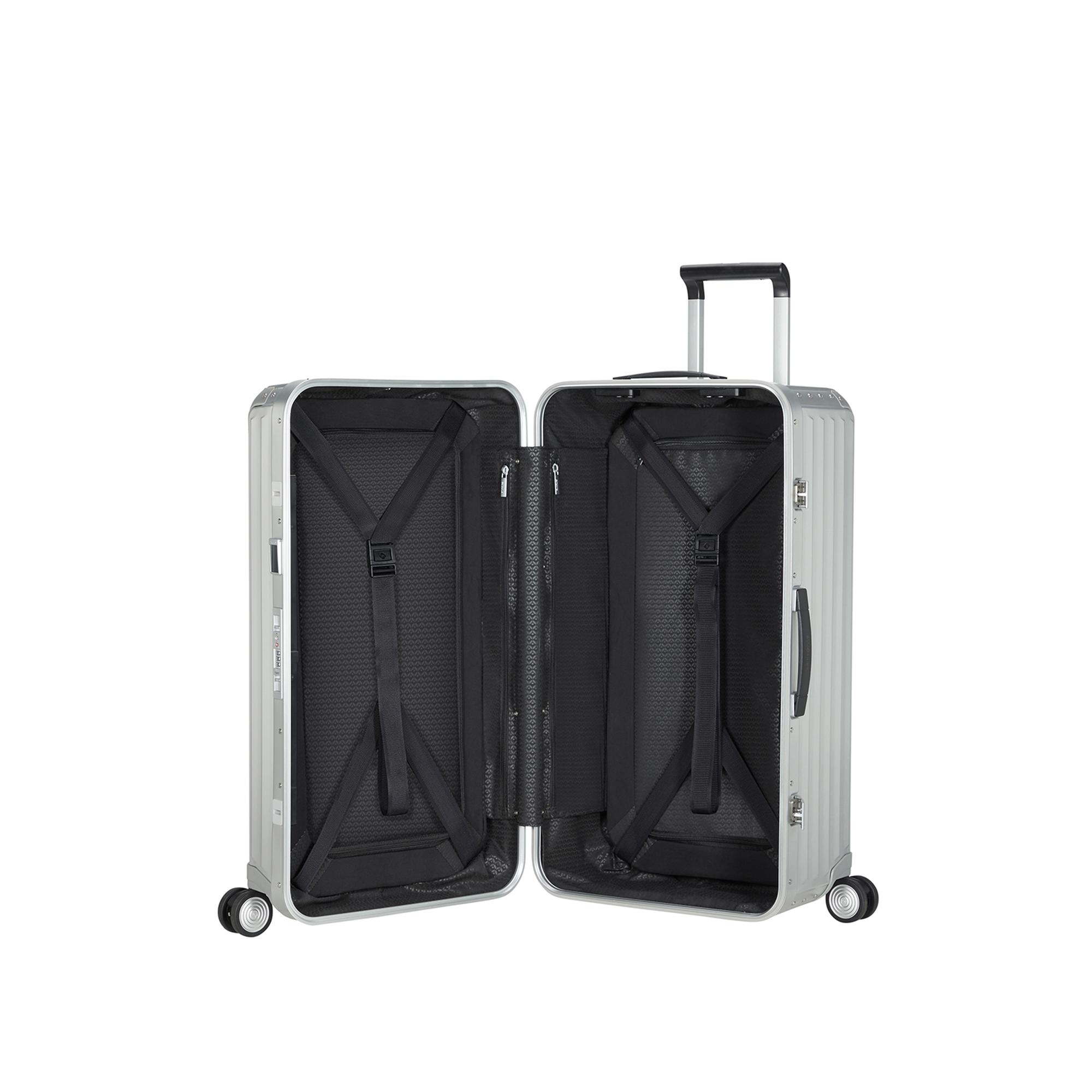 Samsonite Gri Lite-Box Alu - Trunk Büyük Boy Valiz 80cm