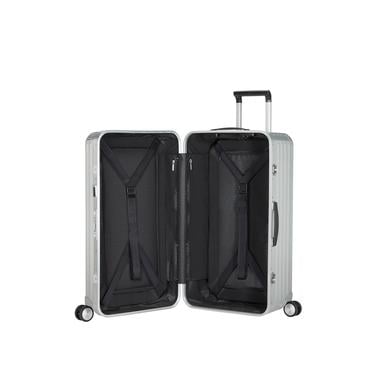  Samsonite Gri Lite-Box Alu - Trunk Büyük Boy Valiz 80cm