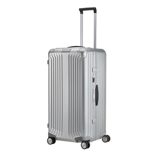  Samsonite Gri Lite-Box Alu - Trunk Büyük Boy Valiz 80cm