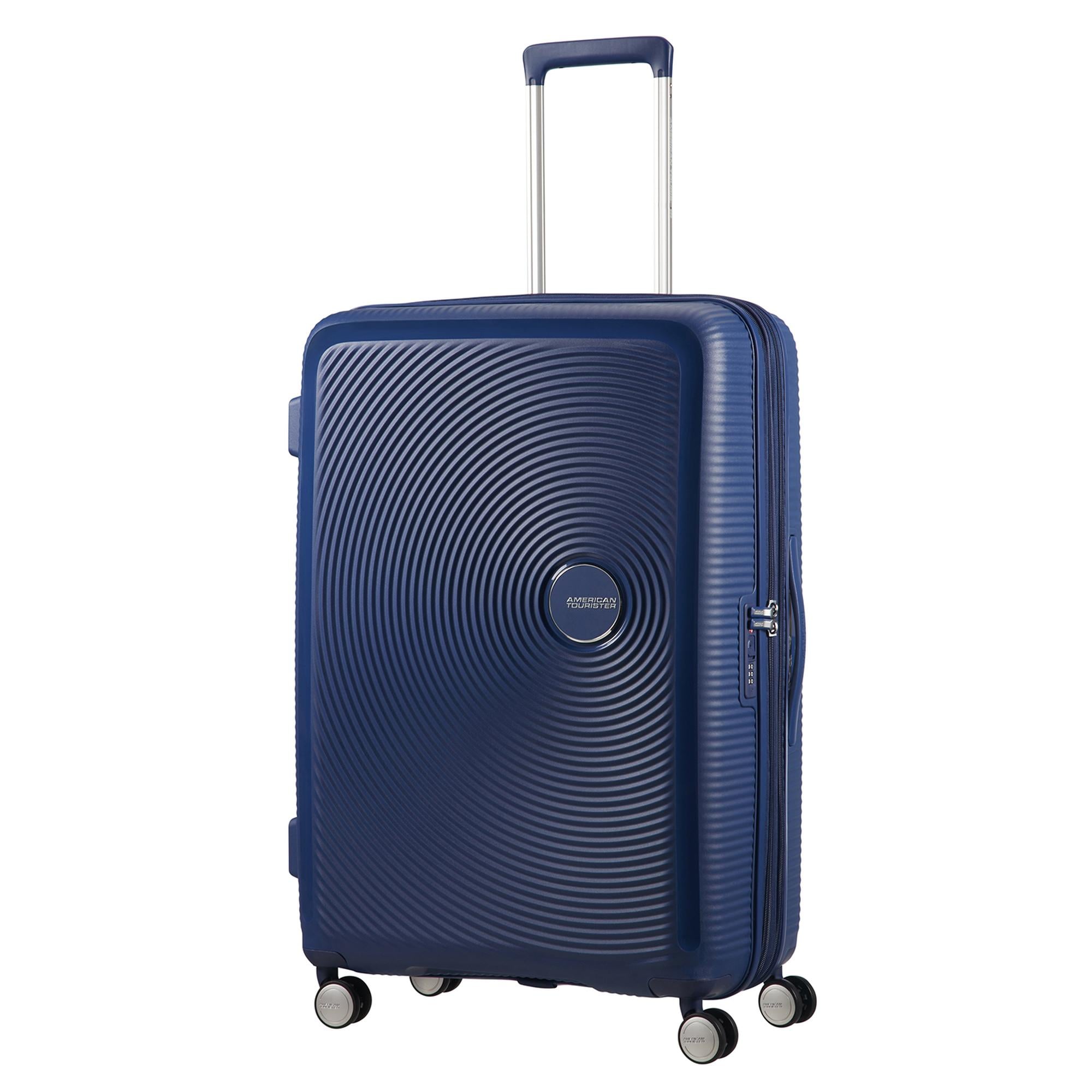American Tourister Lacivert Soundbox - 77 cm Büyük Sert Valiz
