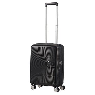  American Tourister Siyah Soundbox - 55 cm Kabin Boy Sert Valiz