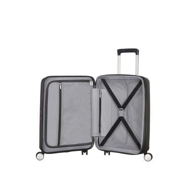  American Tourister Siyah Soundbox - 55 cm Kabin Boy Sert Valiz