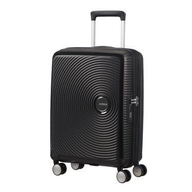  American Tourister Siyah Soundbox - 55 cm Kabin Boy Sert Valiz