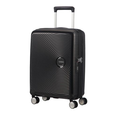  American Tourister Siyah Soundbox - 55 cm Kabin Boy Sert Valiz