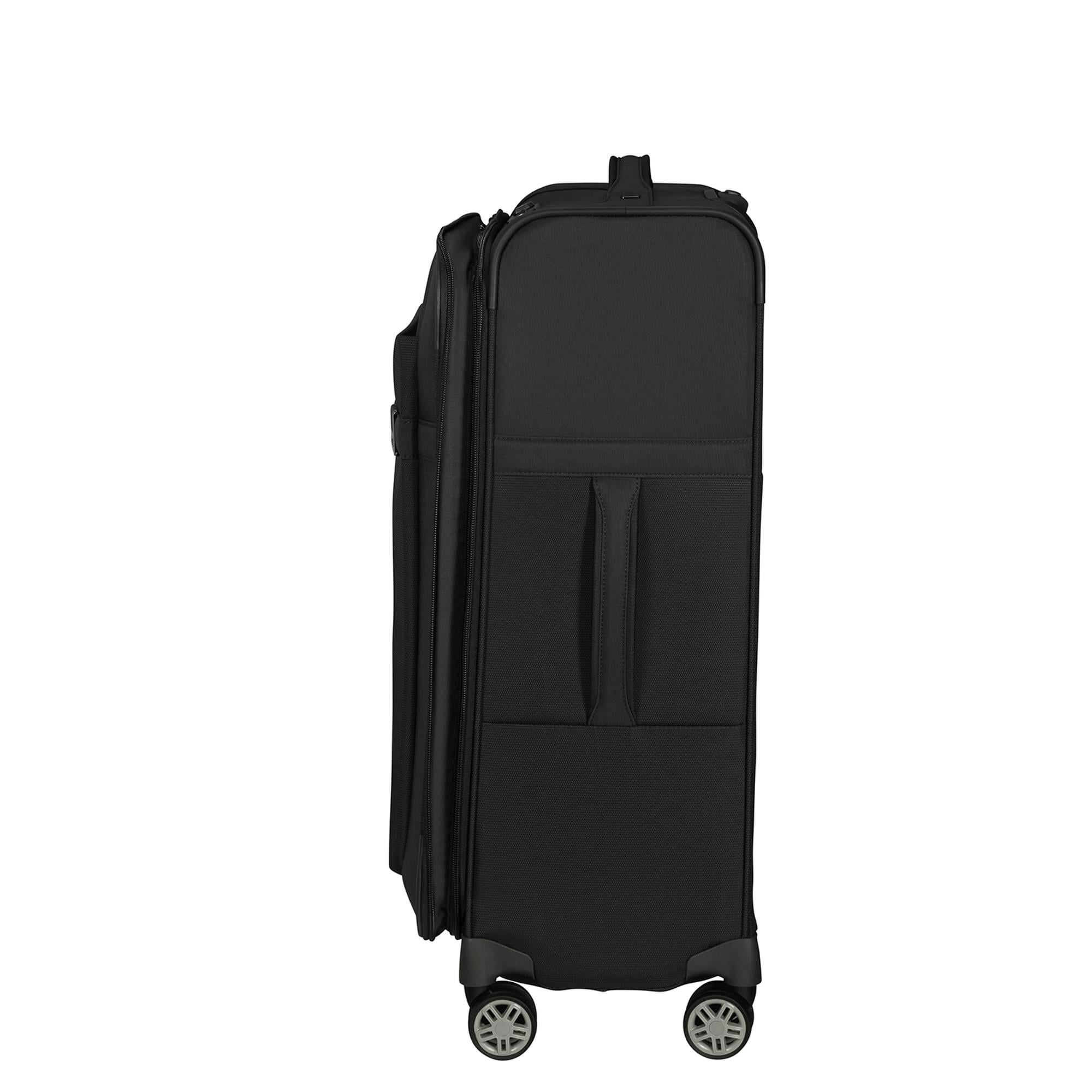 Samsonite Siyah Aırea - 4 Tekerlekli Spinner Körüklü Orta Boy Valiz 67 Cm