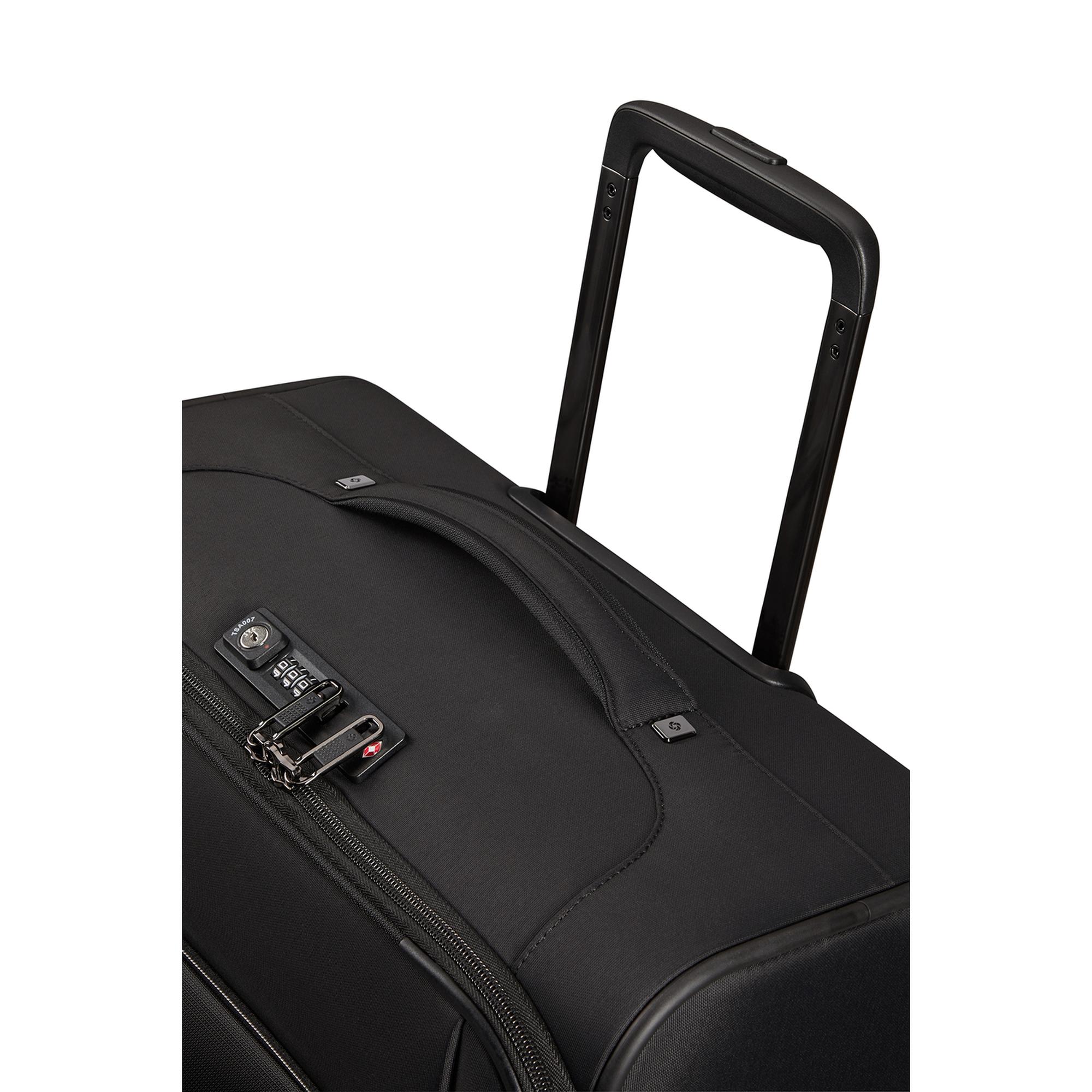 Samsonite Siyah Aırea - 4 Tekerlekli Spinner Körüklü Orta Boy Valiz 67 Cm