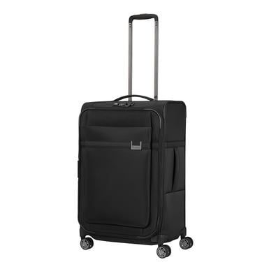 Samsonite Siyah Aırea - 4 Tekerlekli Spinner Körüklü Orta Boy Valiz 67 Cm