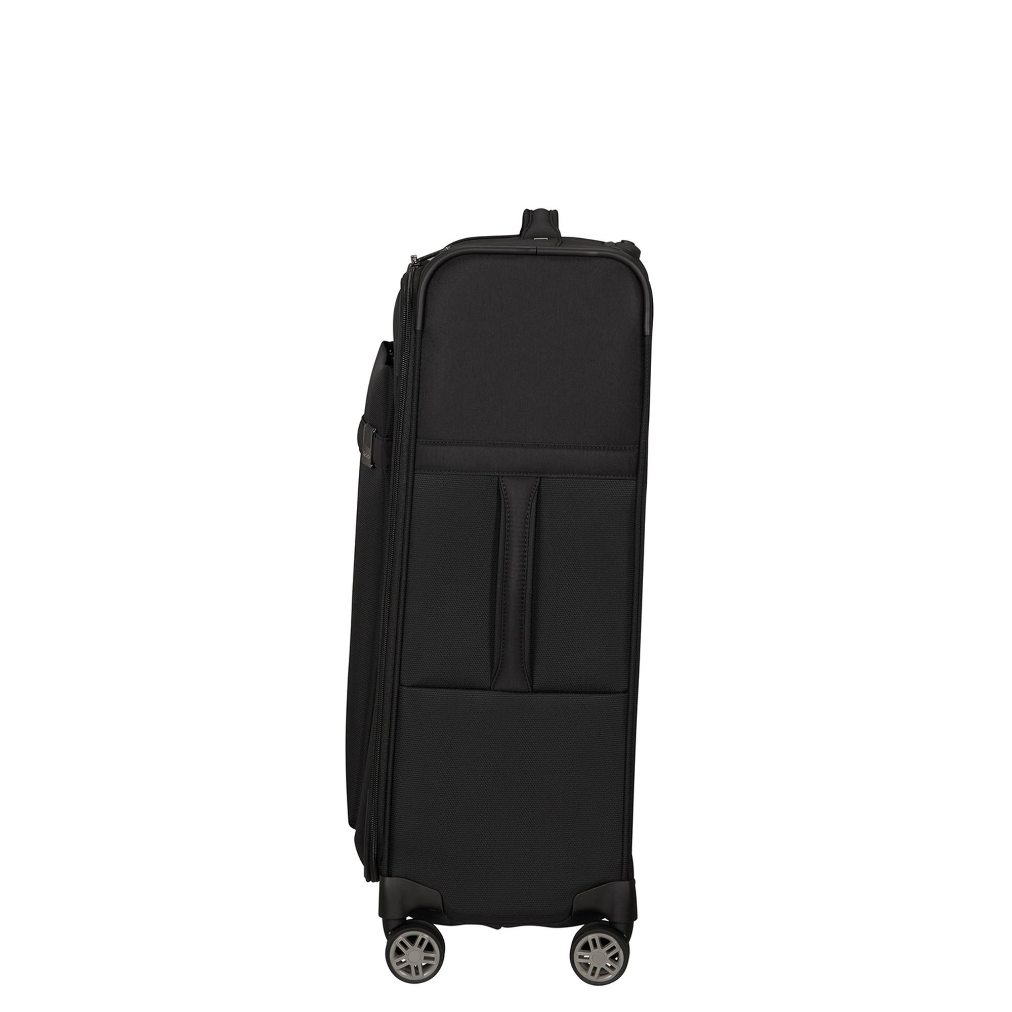Samsonite Siyah Aırea - 4 Tekerlekli Spinner Körüklü Orta Boy Valiz 67 Cm