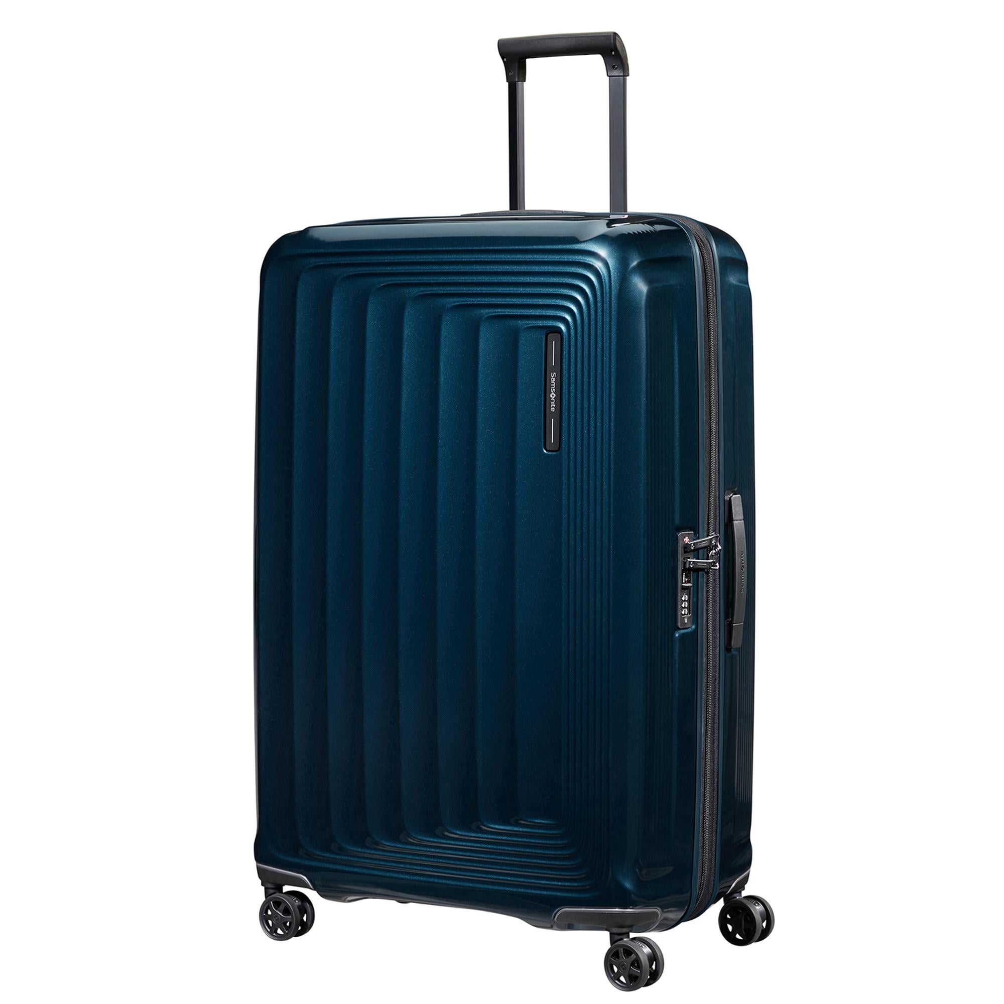 Samsonite Lacivert Spinner Nuon 4 Tekerlekli 81 cm Büyük Boy Valiz