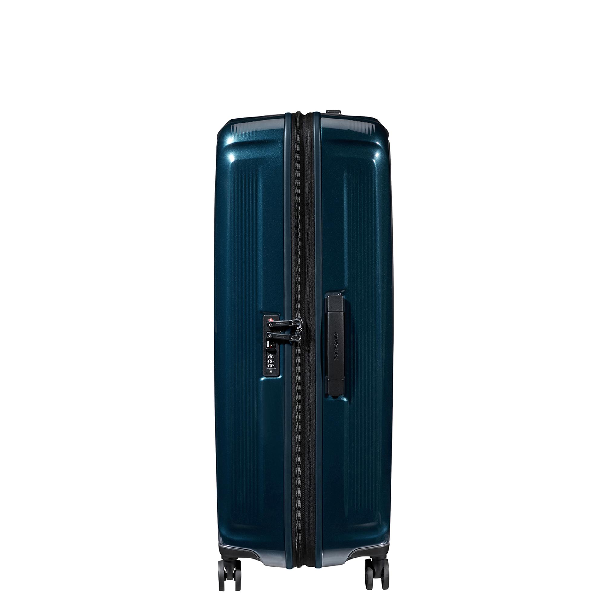 Samsonite Lacivert Spinner Nuon 4 Tekerlekli 81 cm Büyük Boy Valiz