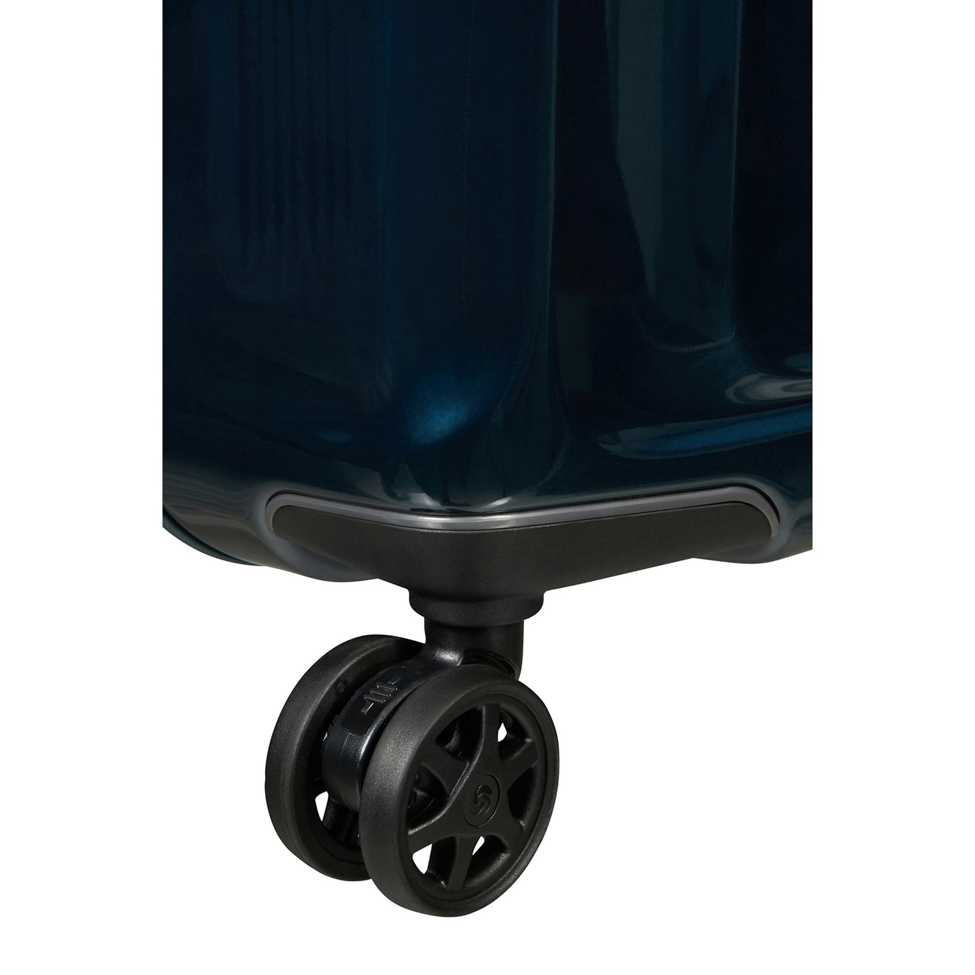 Samsonite Lacivert Spinner Nuon Körüklü 4 Tekerlekli 69 cm Orta Boy Valiz