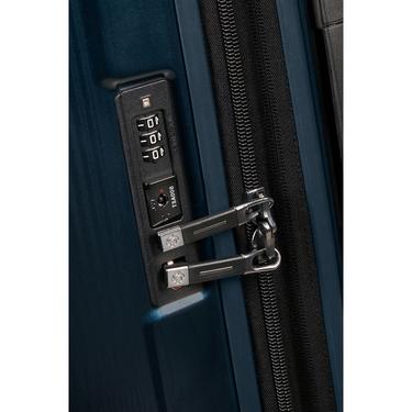  Samsonite Lacivert Spinner Nuon 4 Tekerlekli 69 cm Orta Boy Valiz