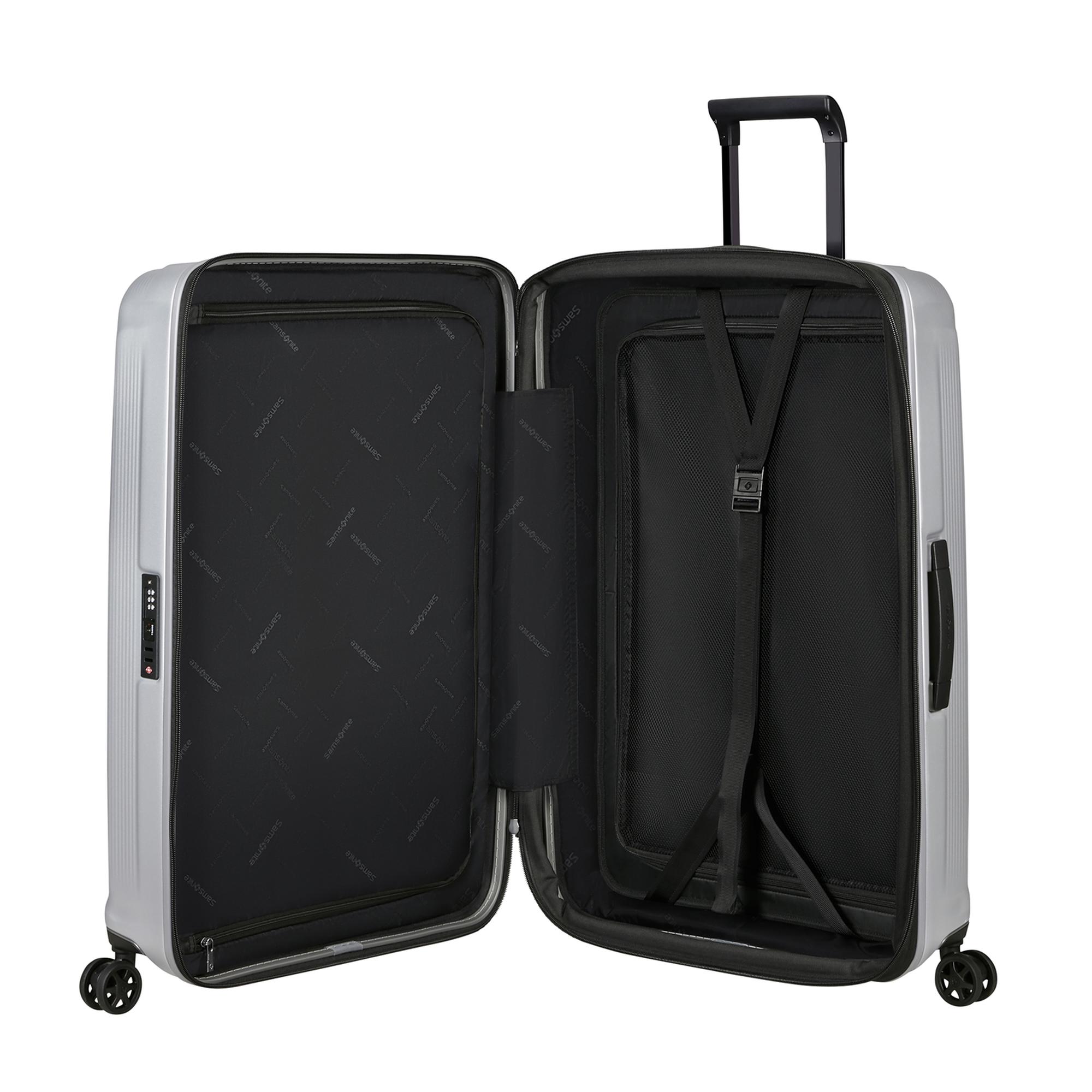 Samsonite Gri Spinner Nuon 4 Tekerlekli 75 cm Büyük Boy Valiz