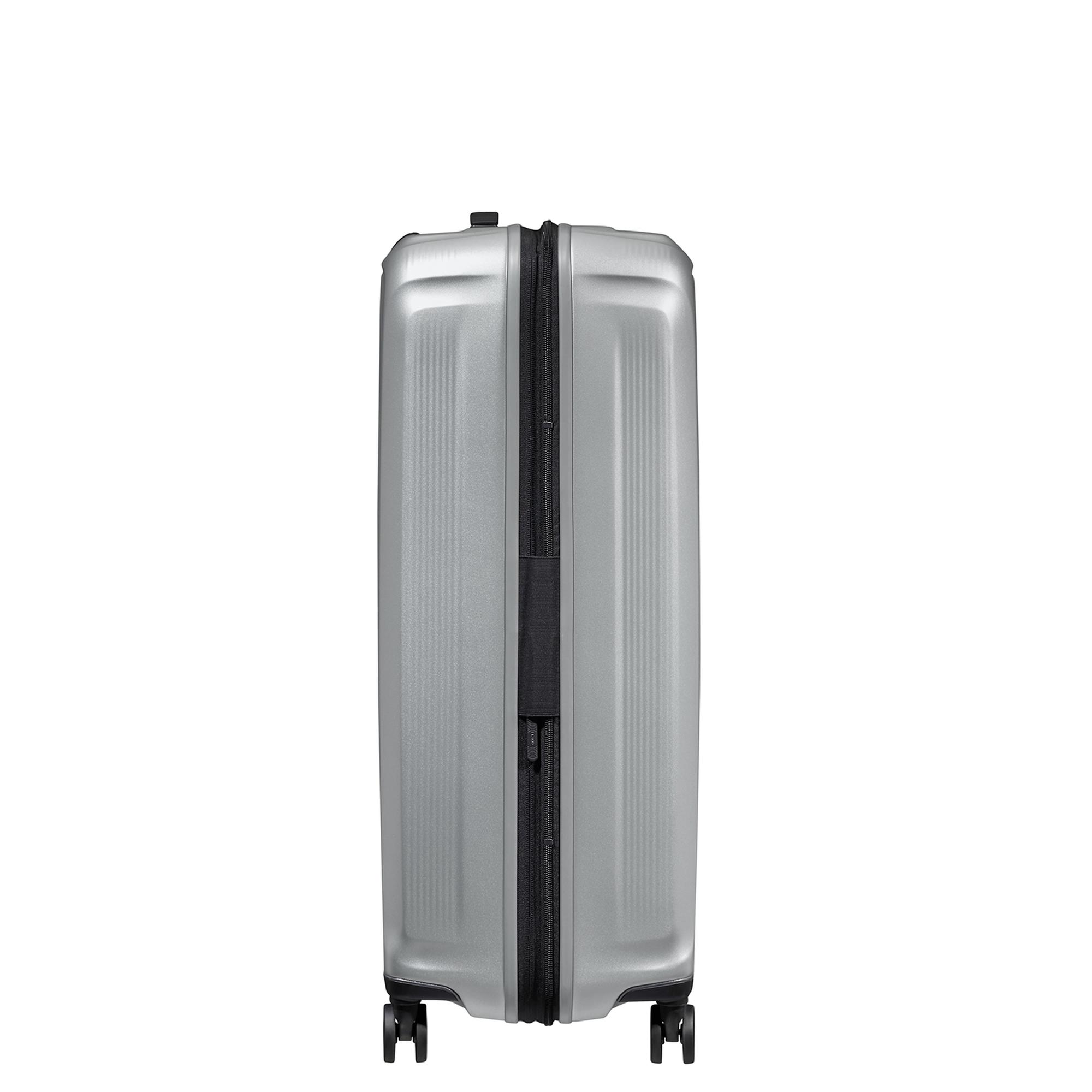 Samsonite Gri Spinner Nuon 4 Tekerlekli 75 cm Büyük Boy Valiz