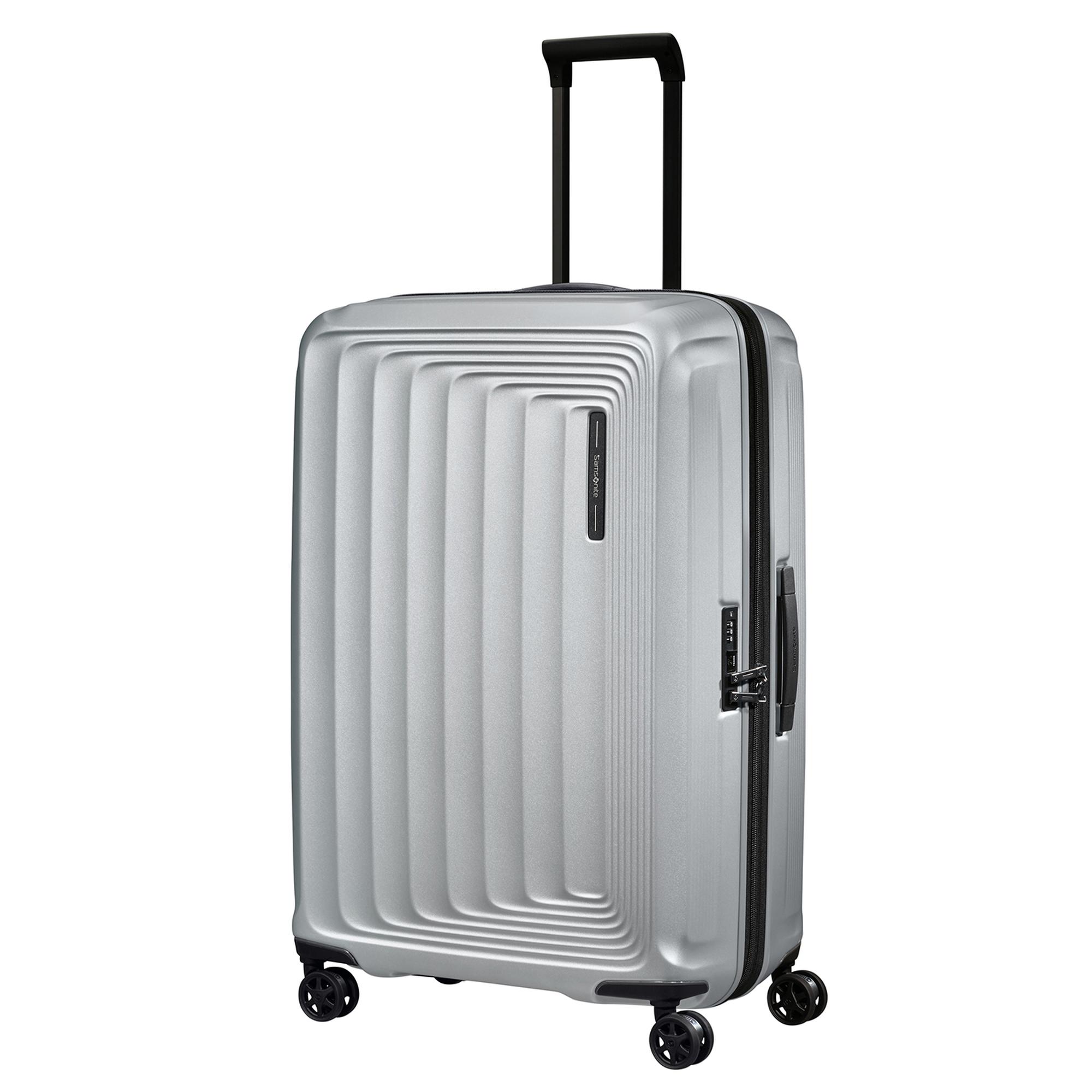 Samsonite Gri Spinner Nuon 4 Tekerlekli 75 cm Büyük Boy Valiz