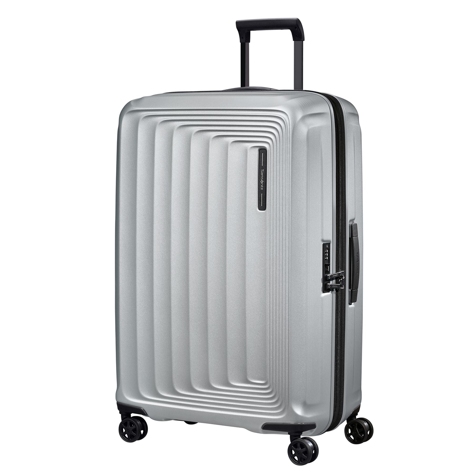 Samsonite Gri Spinner Nuon 4 Tekerlekli 75 cm Büyük Boy Valiz