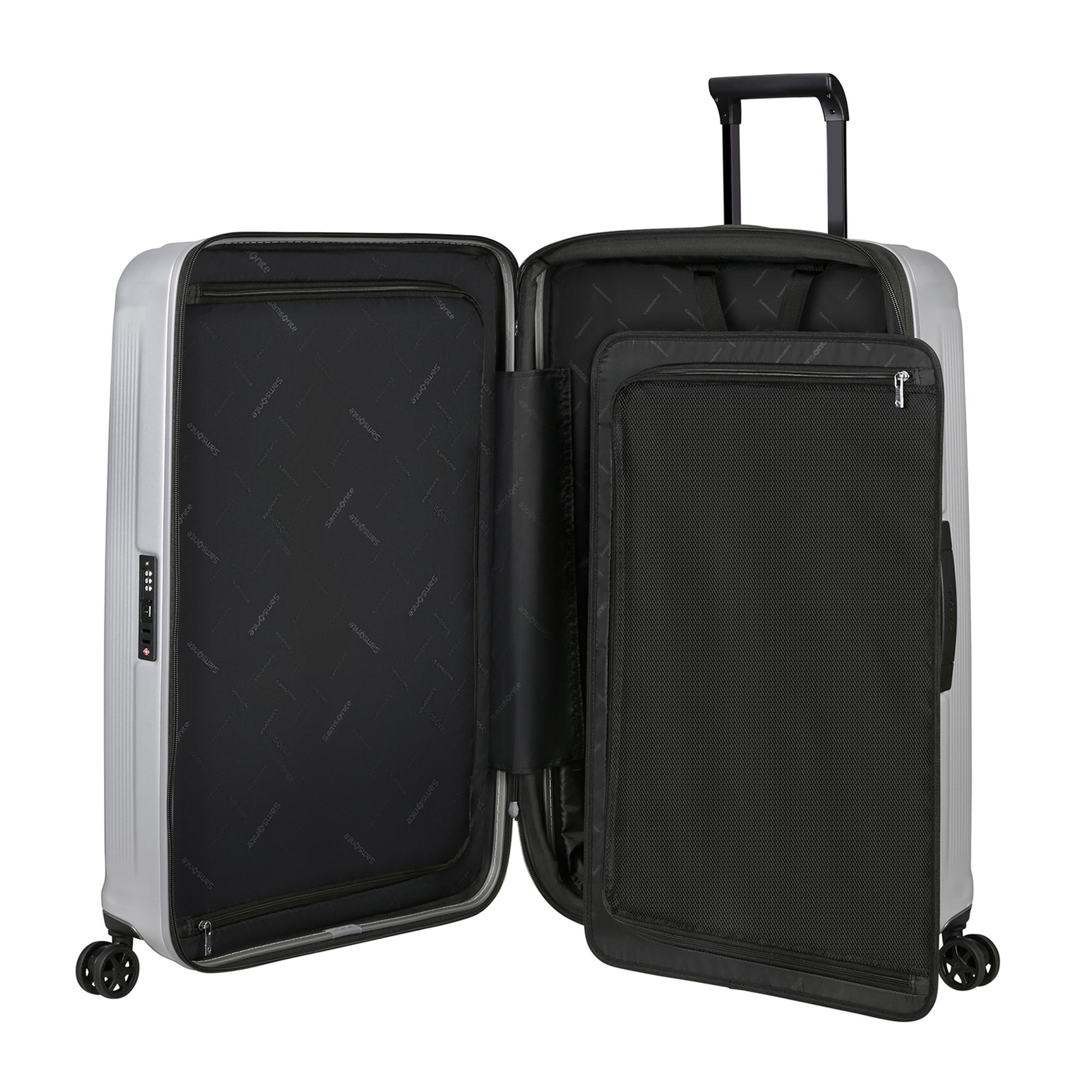 Samsonite Gri Spinner Nuon 4 Tekerlekli 75 cm Büyük Boy Valiz