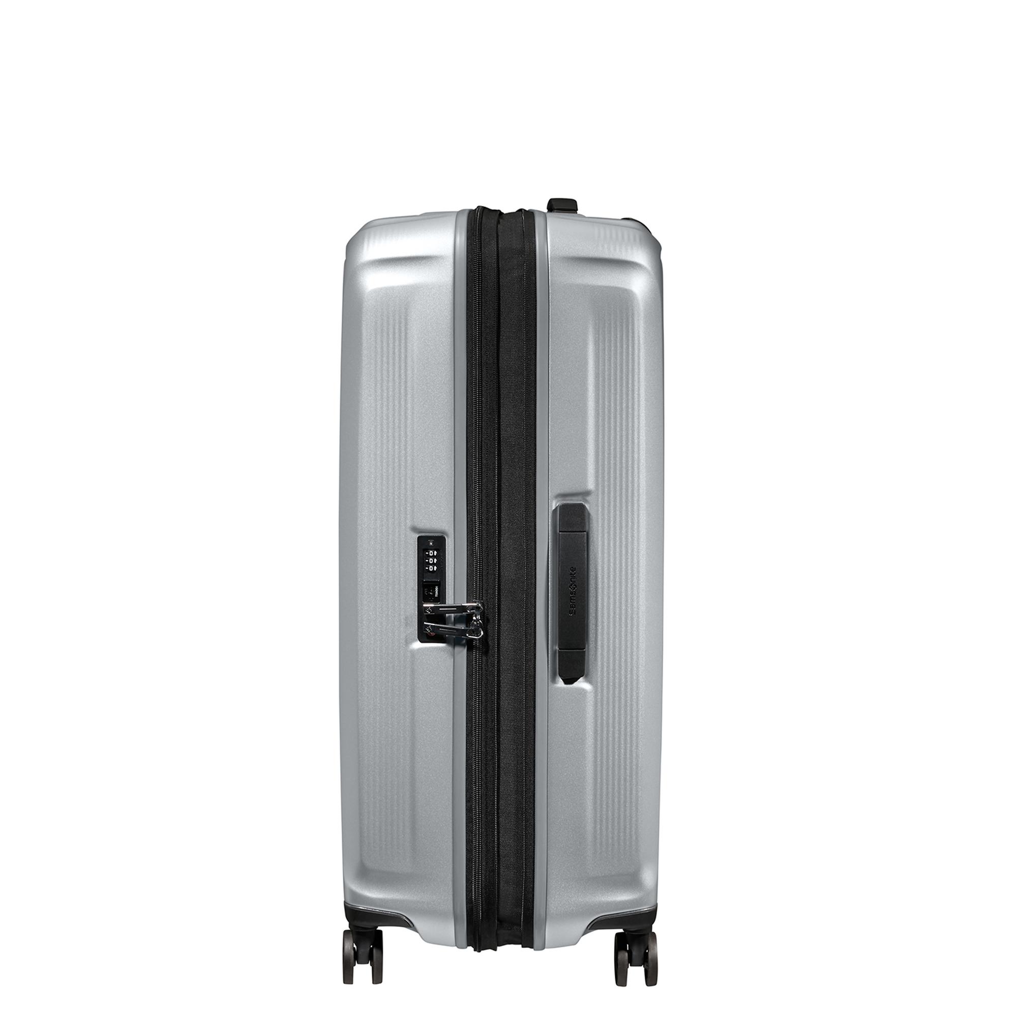 Samsonite Gri Spinner Nuon 4 Tekerlekli 75 cm Büyük Boy Valiz
