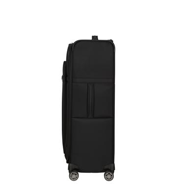  Samsonite Siyah Aırea - 4 Tekerlekli Spinner Körüklü Büyük Boy Valiz 78 Cm