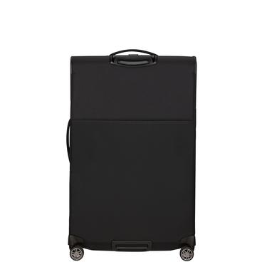  Samsonite Siyah Aırea - 4 Tekerlekli Spinner Körüklü Büyük Boy Valiz 78 Cm