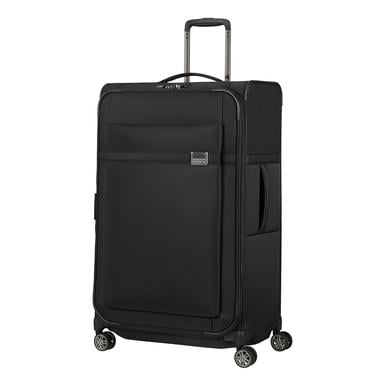  Samsonite Siyah Aırea - 4 Tekerlekli Spinner Körüklü Büyük Boy Valiz 78 Cm