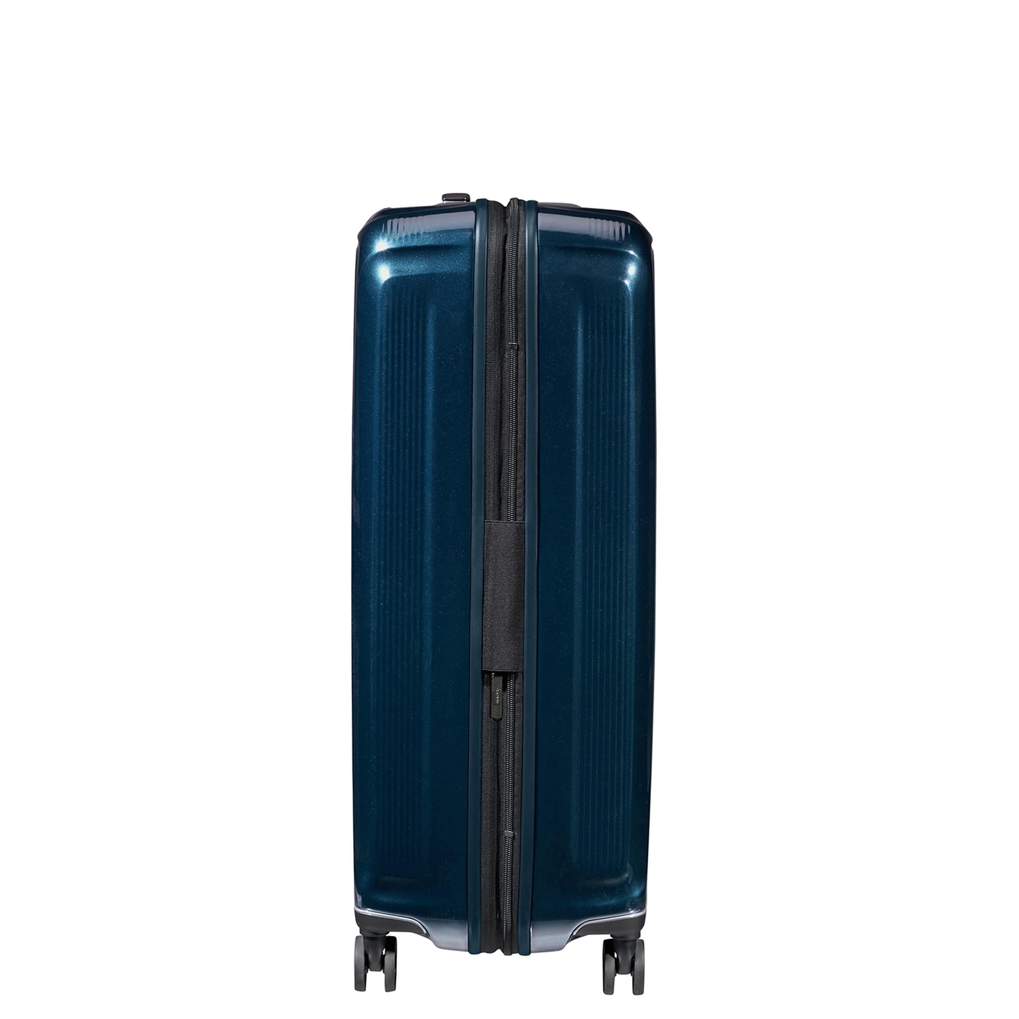 Samsonite Lacivert Spinner Nuon 4 Tekerlekli 75 cm Büyük Boy Valiz