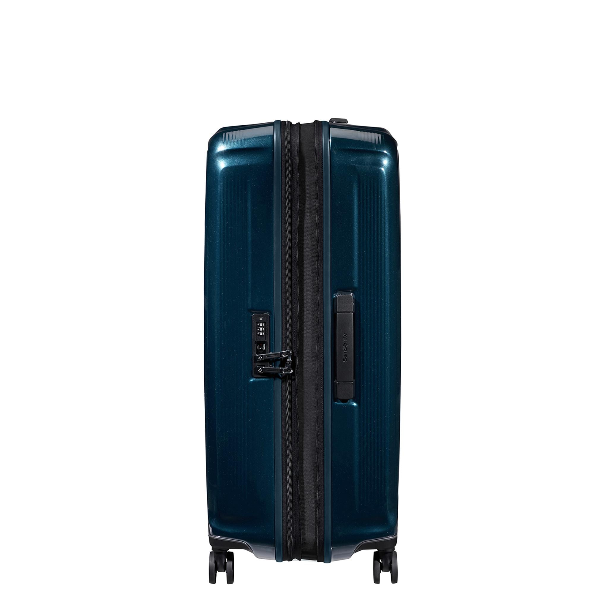 Samsonite Lacivert Spinner Nuon 4 Tekerlekli 75 cm Büyük Boy Valiz