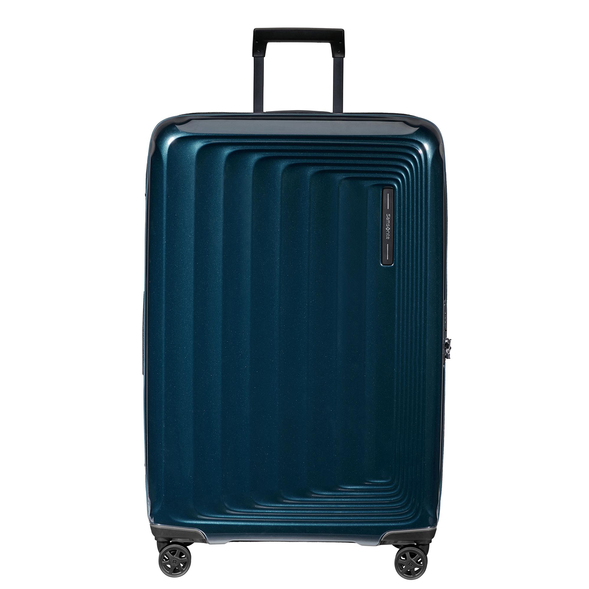 Samsonite Lacivert Spinner Nuon 4 Tekerlekli 75 cm Büyük Boy Valiz