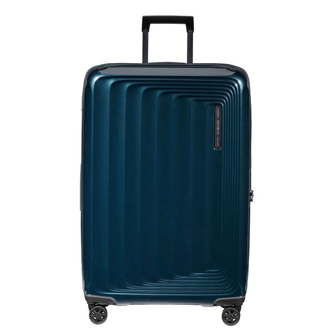 Samsonite Lacivert Spinner Nuon 4 Tekerlekli 75 cm Büyük Boy Valiz