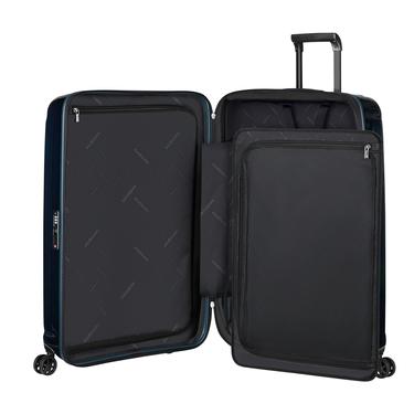  Samsonite Lacivert Spinner Nuon 4 Tekerlekli 75 cm Büyük Boy Valiz