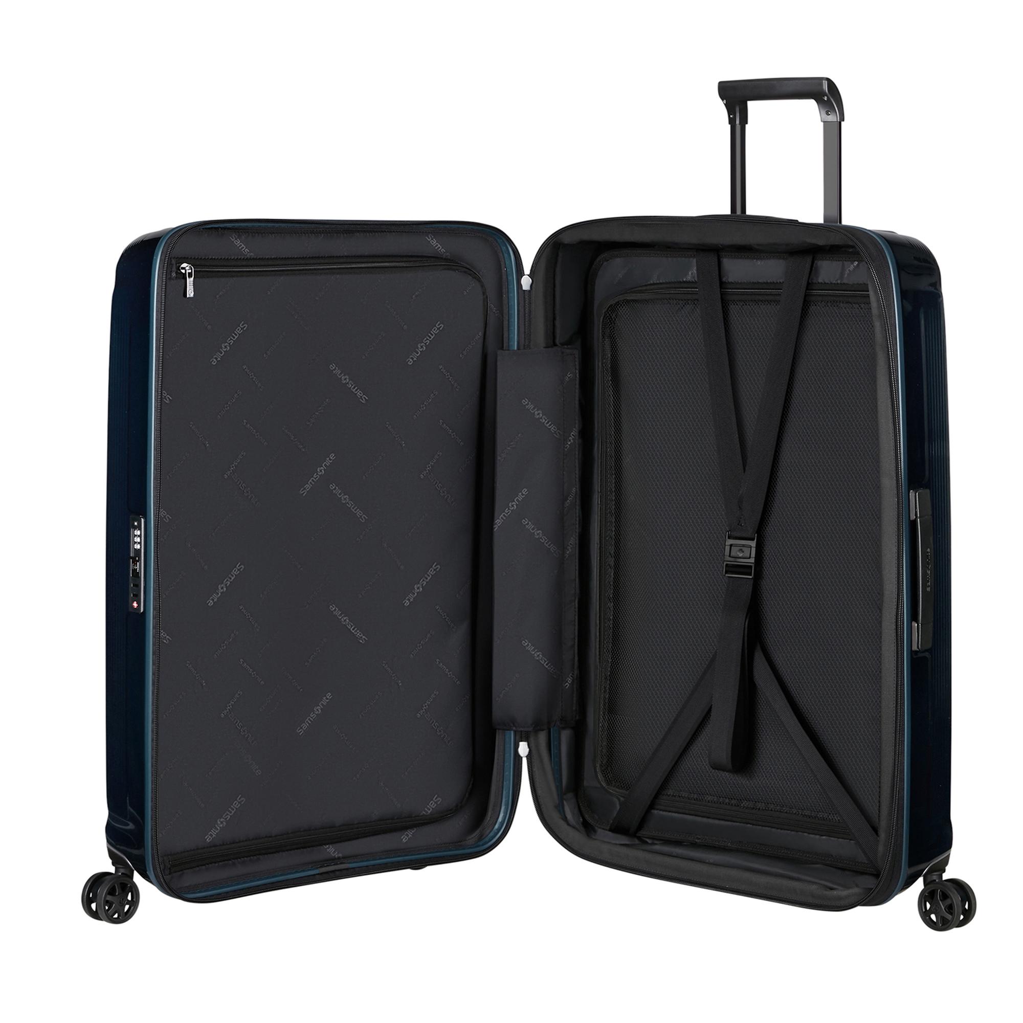 Samsonite Lacivert Spinner Nuon 4 Tekerlekli 75 cm Büyük Boy Valiz