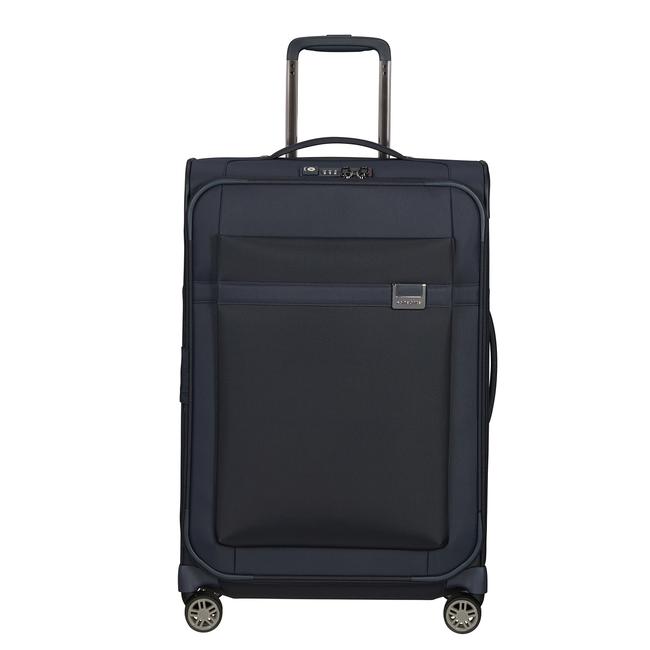  Samsonite Lacivert Aırea - 4 Tekerlekli Spinner Körüklü Orta Boy Valiz 67 Cm