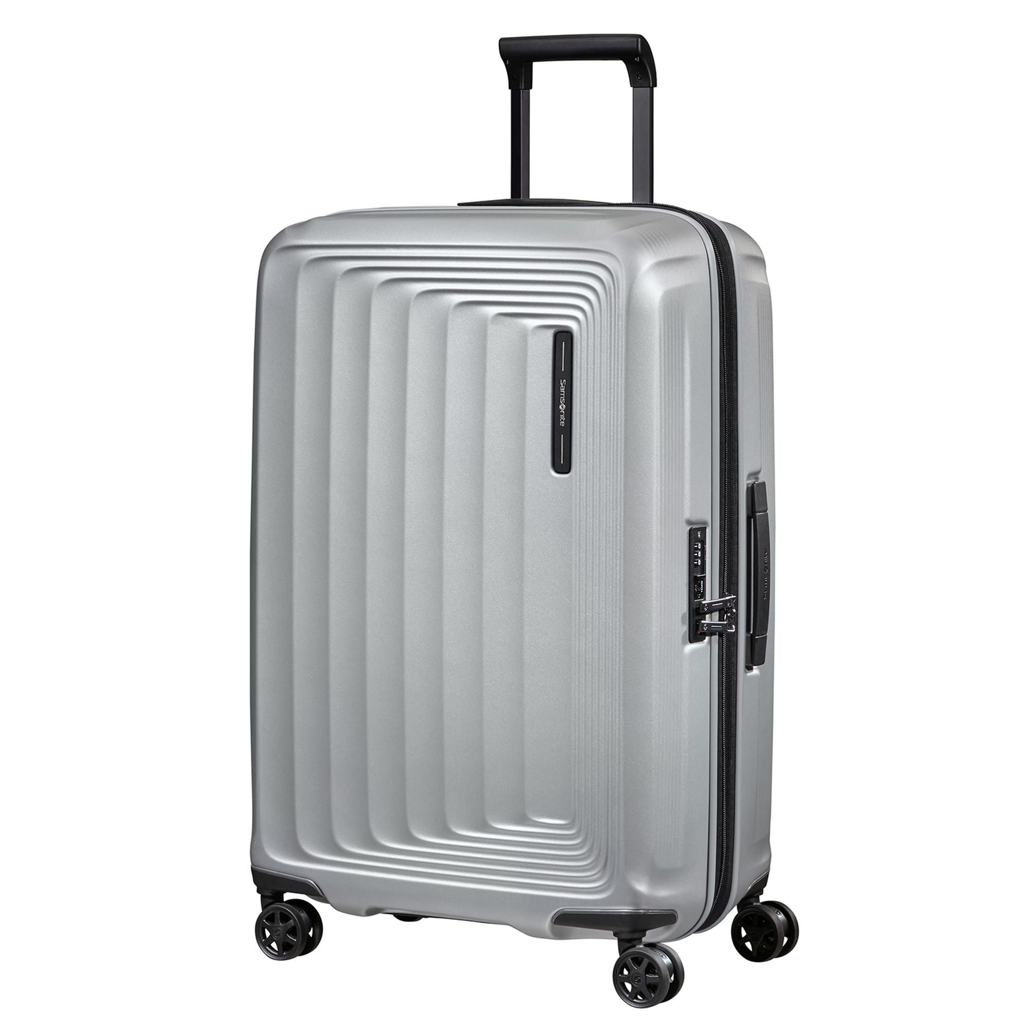 Samsonite Gri Spinner Nuon Körüklü 4 Tekerlekli 69 cm Orta Boy Valiz