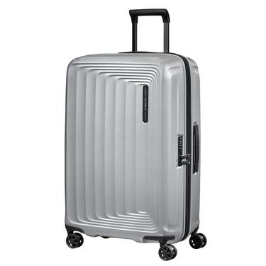  Samsonite Gri Spinner Nuon Körüklü 4 Tekerlekli 69 cm Orta Boy Valiz