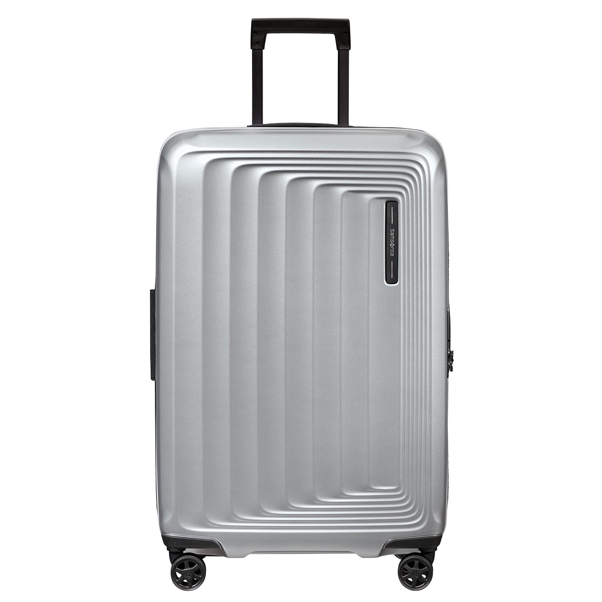 Samsonite Gri Spinner Nuon Körüklü 4 Tekerlekli 69 cm Orta Boy Valiz