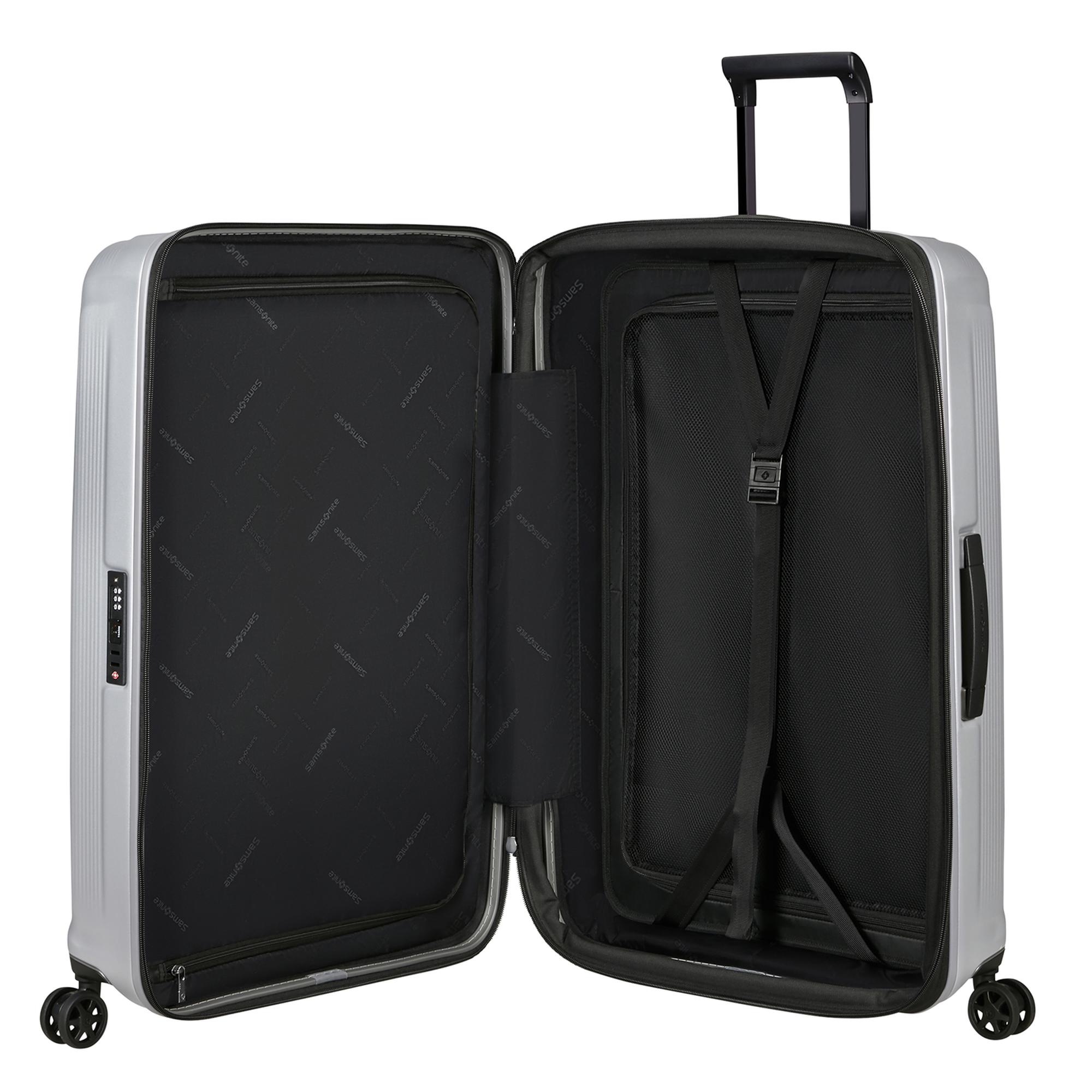 Samsonite Gri Spinner Nuon Körüklü 4 Tekerlekli 69 cm Orta Boy Valiz